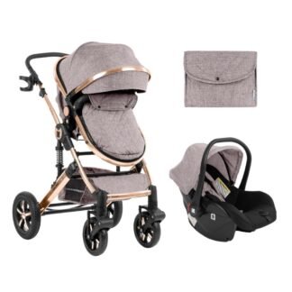 SILLA DE PASEO PARA BEBE MODELO DARLING 3 EN 1 TRANSFORMABLE BEIGE - KKB31001010055
